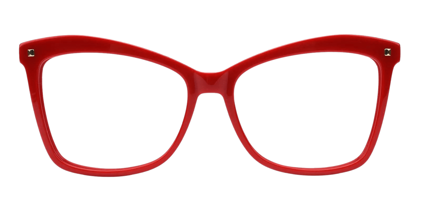 Bertha Cat Eye Red Frames Glasses ABBE Glasses