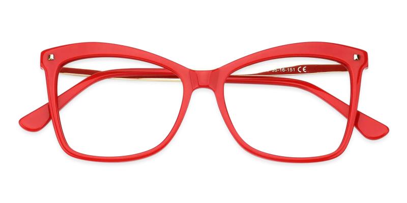 Bertha Red  Frames from ABBE Glasses