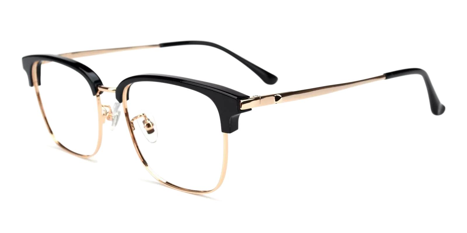 Kenneth Gold Combination Eyeglasses , Fashion , NosePads , SpringHinges Frames from ABBE Glasses