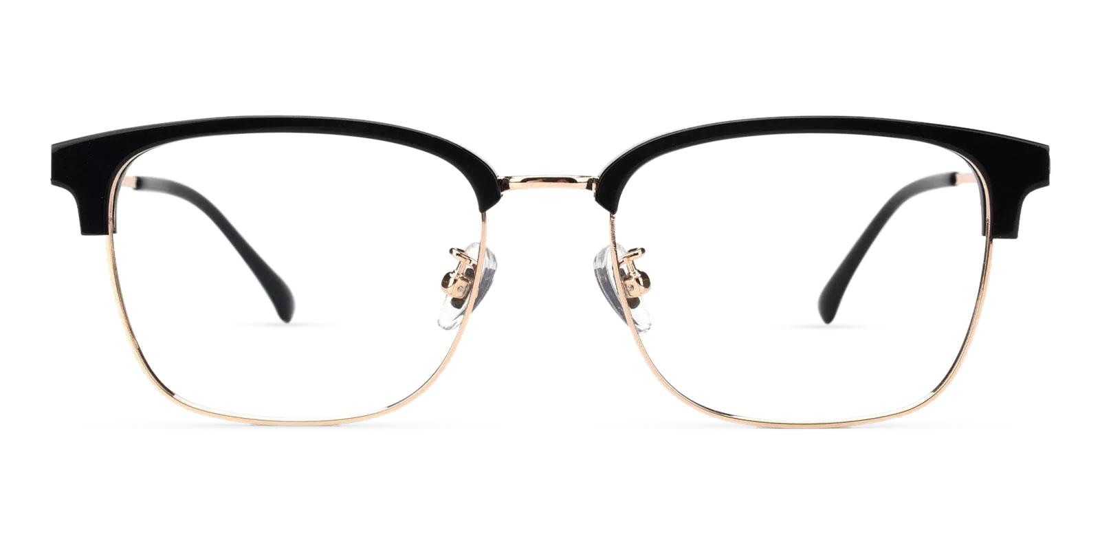 Kenneth Gold Combination Eyeglasses , Fashion , NosePads , SpringHinges Frames from ABBE Glasses