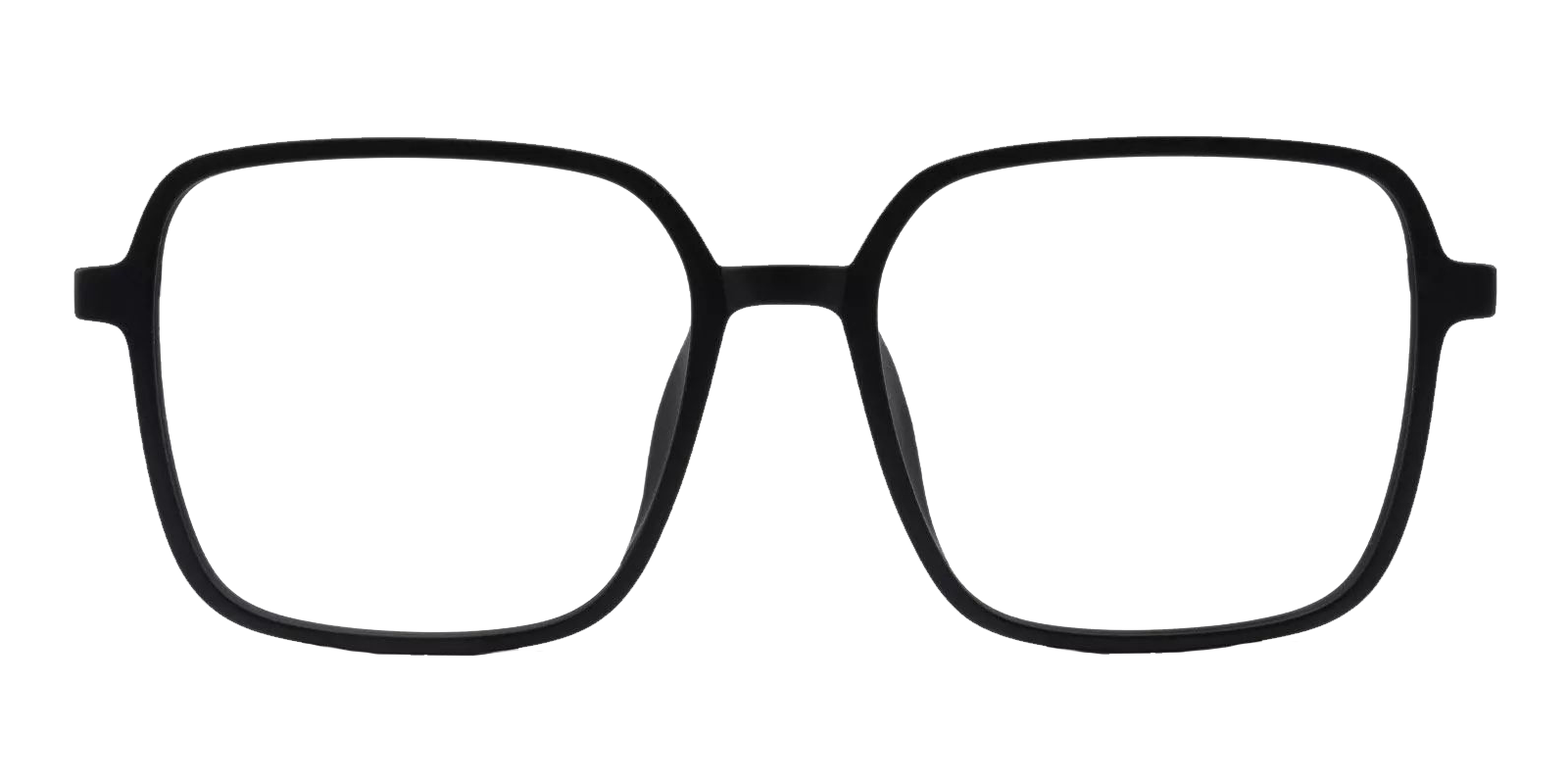 Laya Square Black Frame Glasses ABBE Glasses