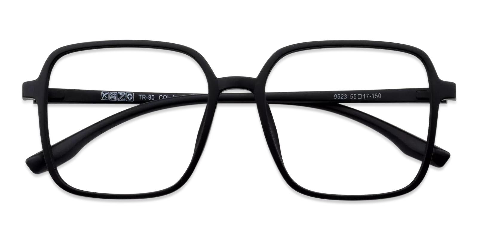 Rainbow Black Plastic UniversalBridgeFit , Fashion , Eyeglasses Frames from ABBE Glasses