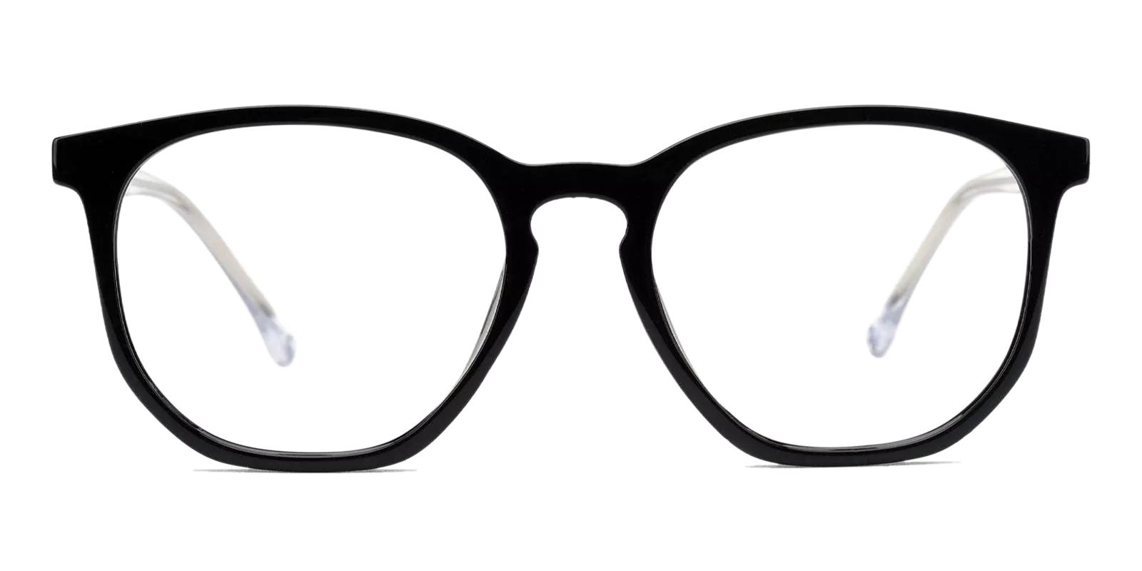 Russell Black TR Eyeglasses , Fashion , UniversalBridgeFit Frames from ABBE Glasses