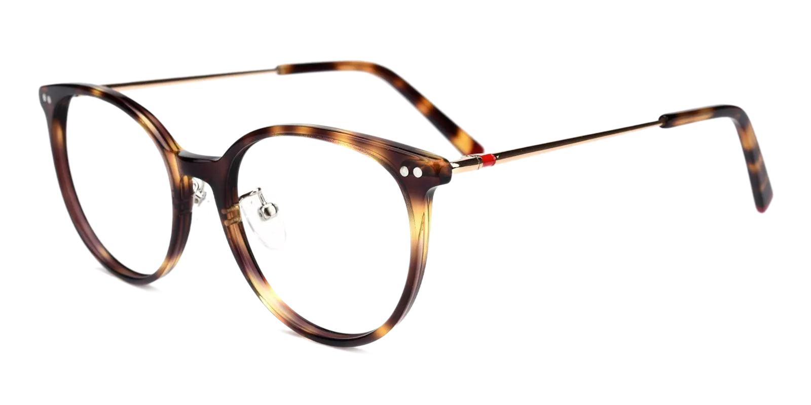 Lenny Leopard Combination Eyeglasses , Fashion , NosePads Frames from ABBE Glasses