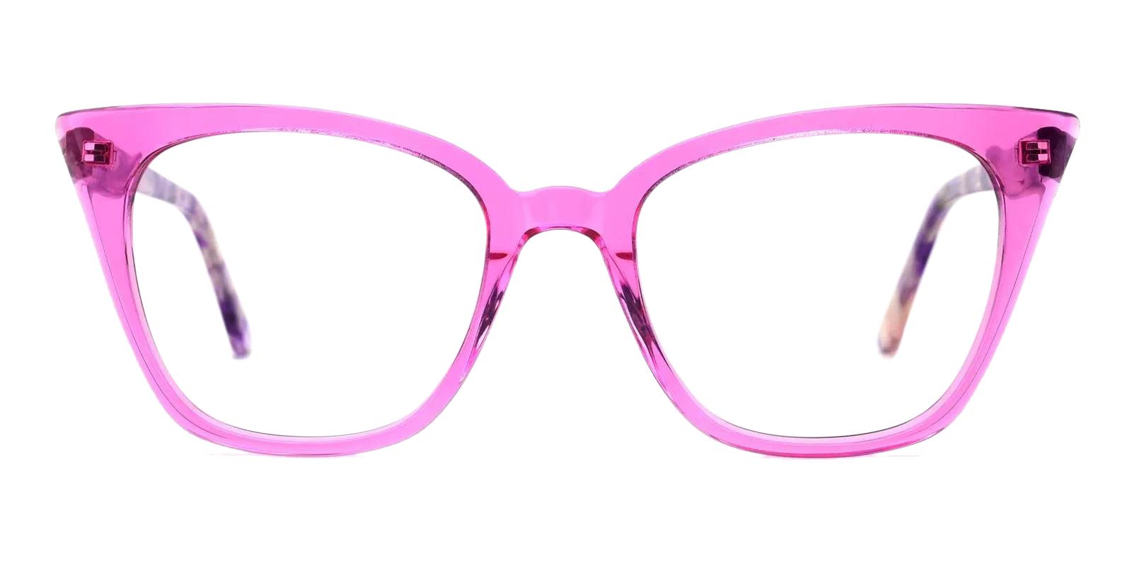 Colman Purple Acetate Eyeglasses , Fashion , SpringHinges , UniversalBridgeFit Frames from ABBE Glasses