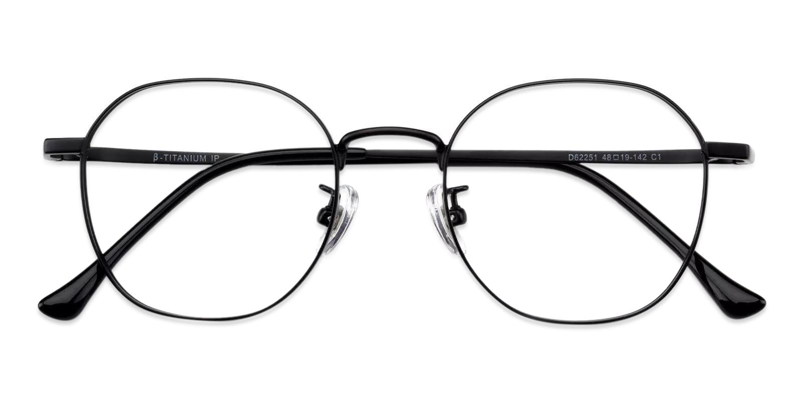 Community Black Metal Eyeglasses , Fashion , NosePads Frames from ABBE Glasses