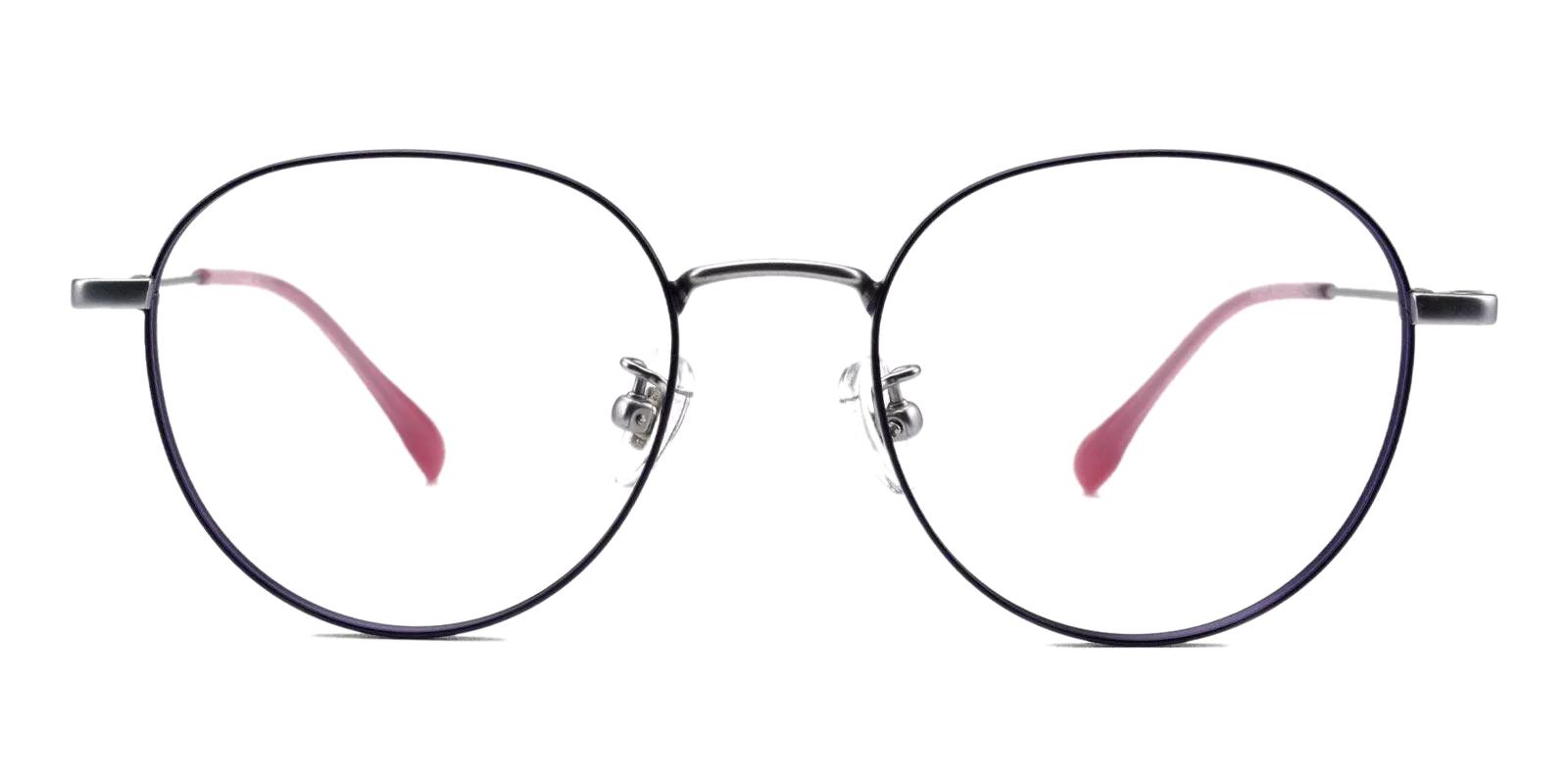 Randy Purple Metal Eyeglasses , Fashion , NosePads Frames from ABBE Glasses
