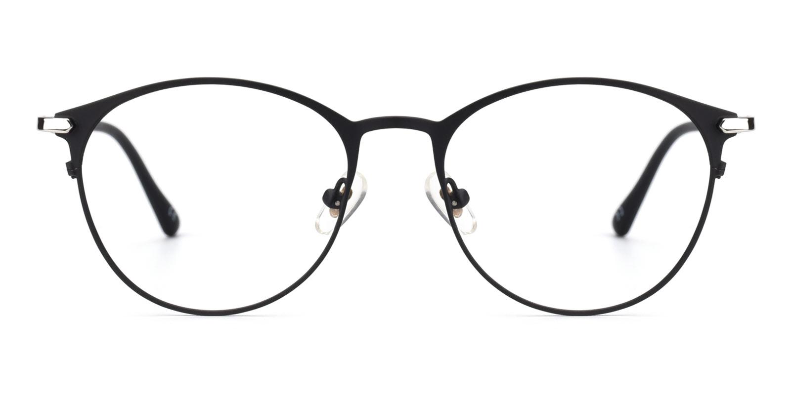 Persisto Black Metal Eyeglasses , Fashion , NosePads Frames from ABBE Glasses