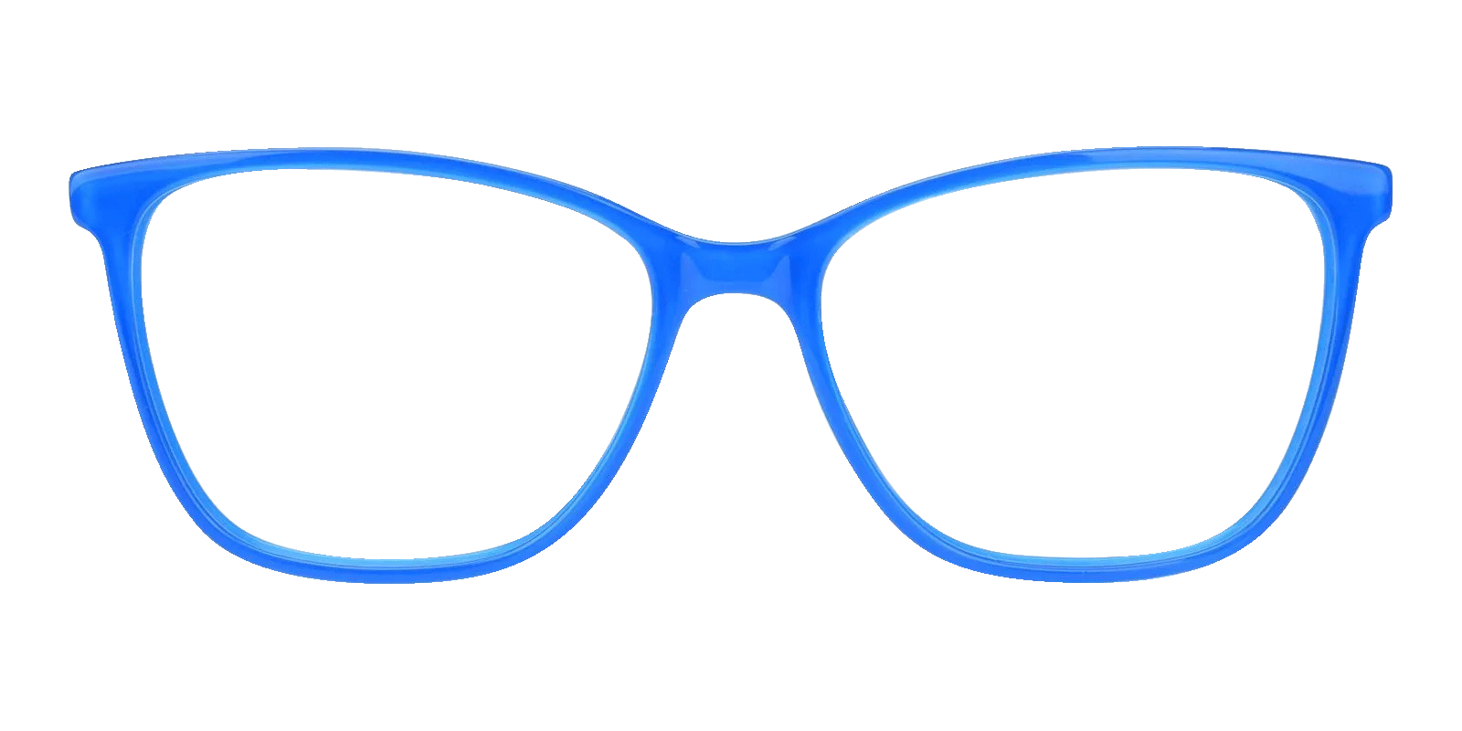 Mitchell - Rectangle Blue Frame Glasses | ABBE Glasses