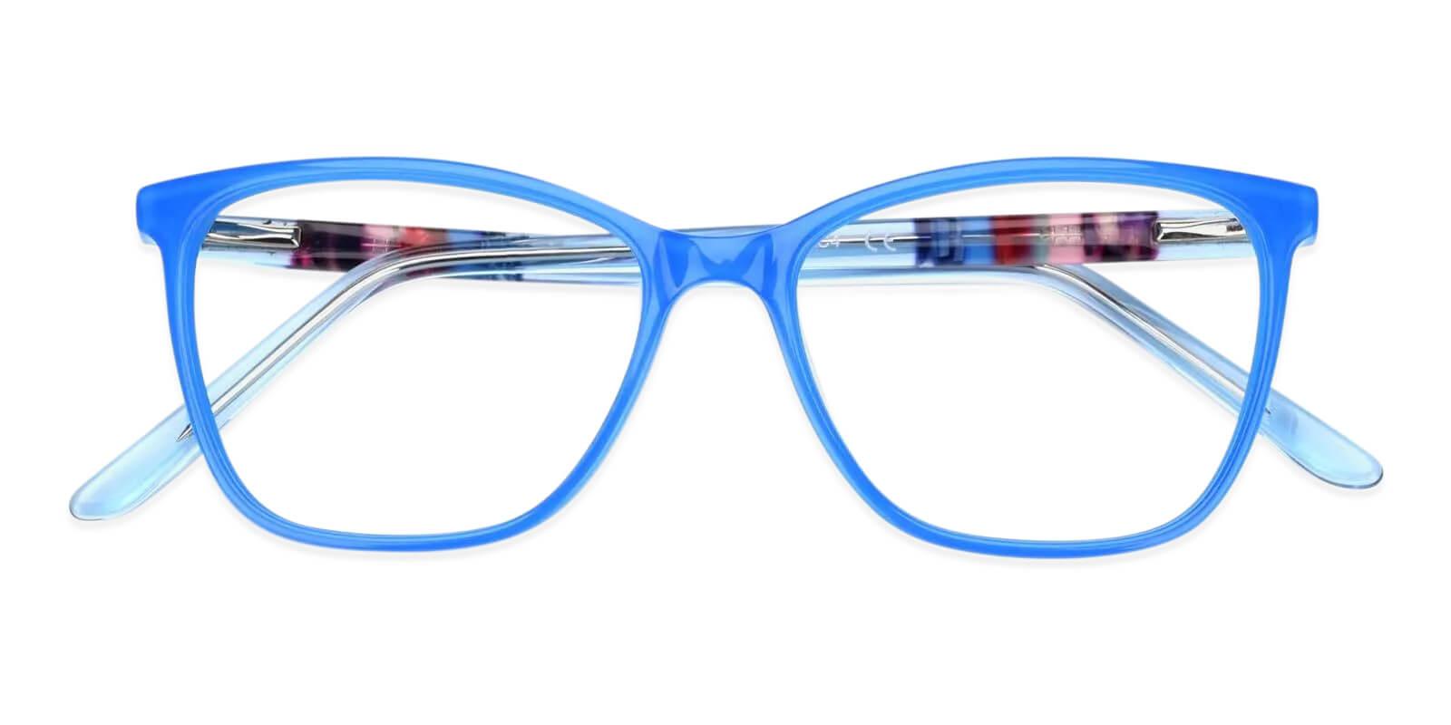 Mitchell Blue Acetate Eyeglasses , Fashion , SpringHinges , UniversalBridgeFit Frames from ABBE Glasses