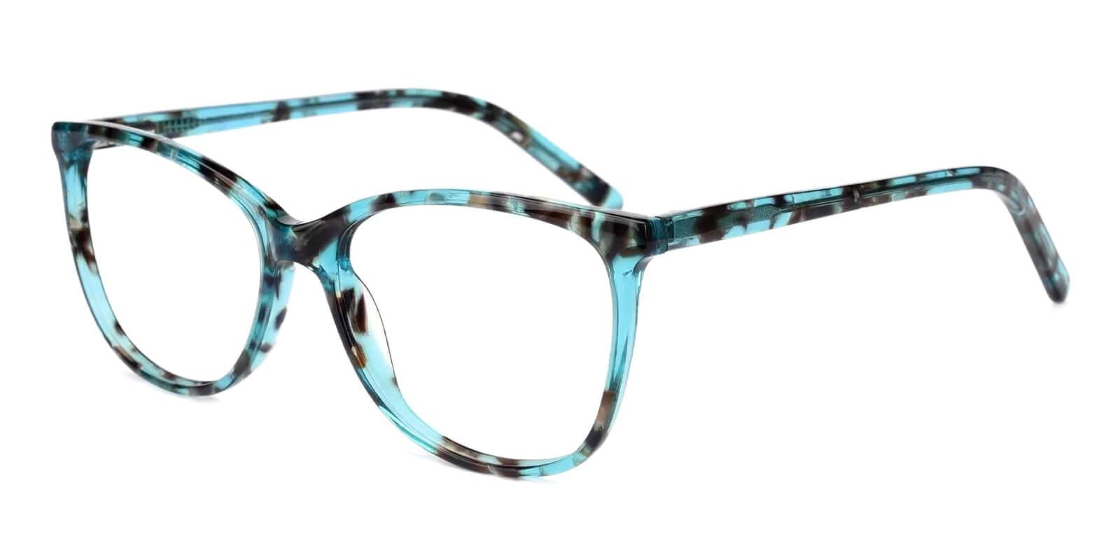 Viola Green Acetate Eyeglasses , Fashion , SpringHinges , UniversalBridgeFit Frames from ABBE Glasses