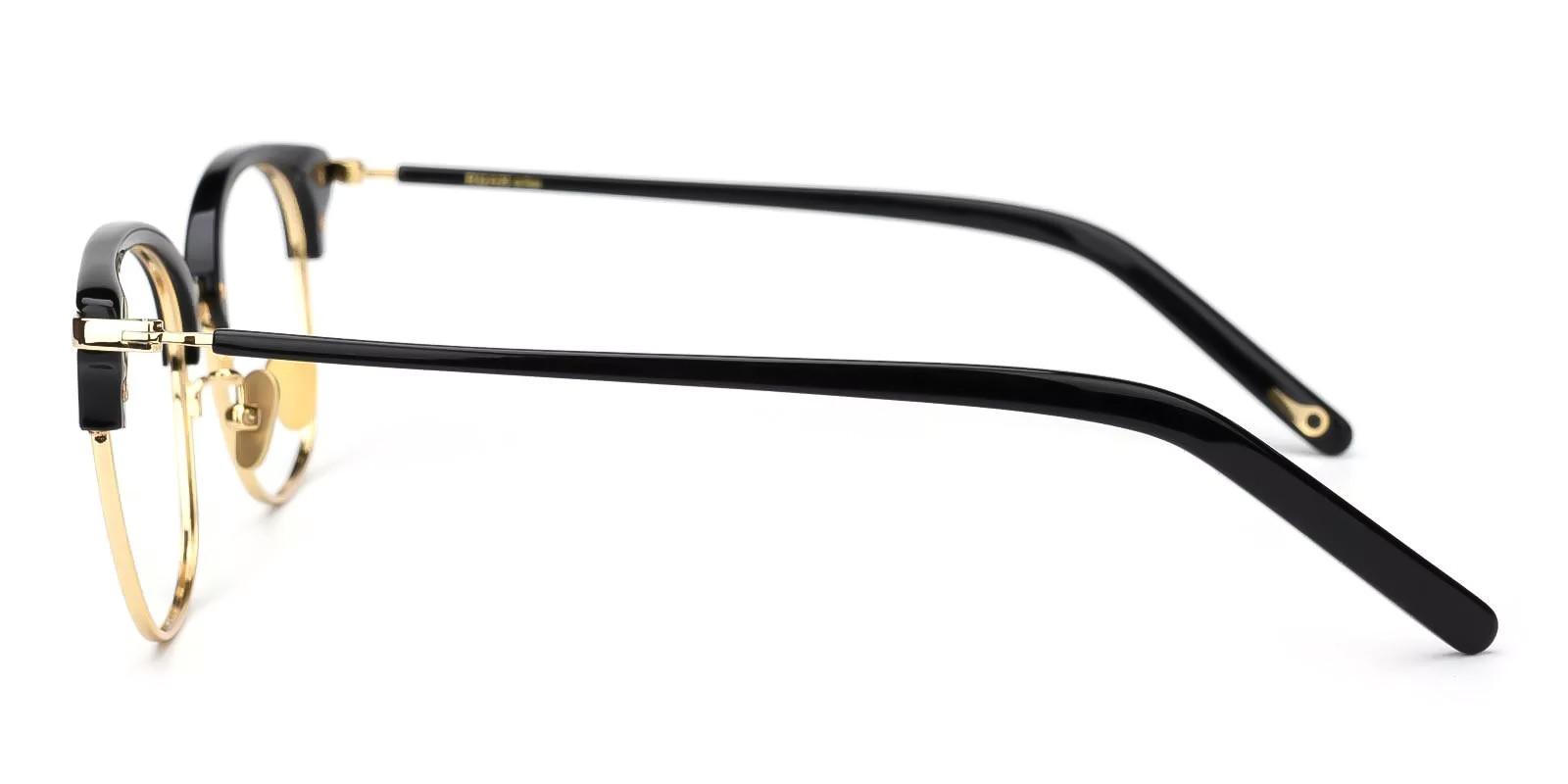 Adonia Black Combination Eyeglasses , Fashion , NosePads Frames from ABBE Glasses
