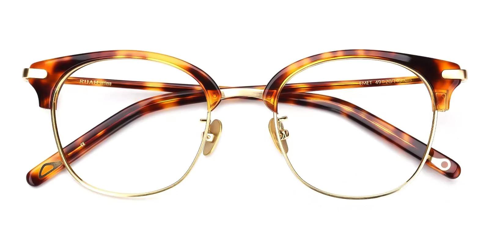 Adonia Tortoise Combination Eyeglasses , Fashion , NosePads Frames from ABBE Glasses