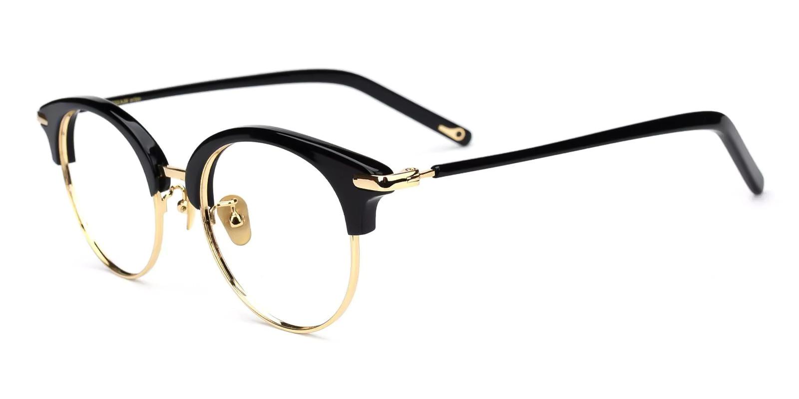 Yvonne Gold Combination Eyeglasses , Fashion , NosePads Frames from ABBE Glasses