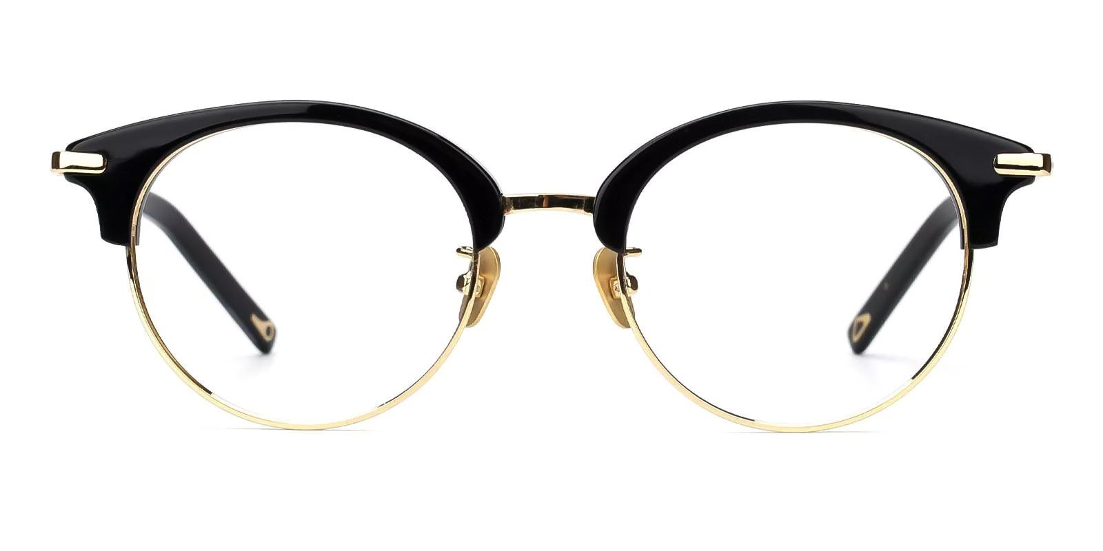 Yvonne Gold Combination Eyeglasses , Fashion , NosePads Frames from ABBE Glasses