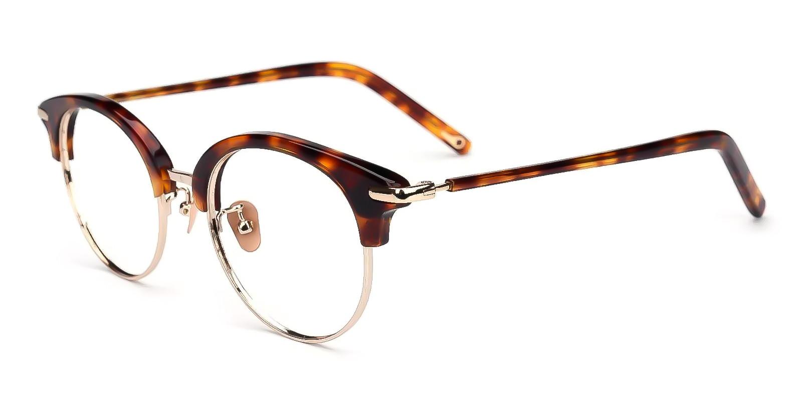 Yvonne Tortoise Combination Eyeglasses , Fashion , NosePads Frames from ABBE Glasses