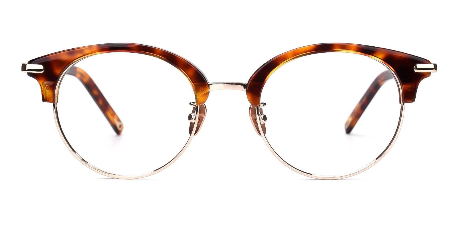 Yvonne Tortoise Combination Eyeglasses , Fashion , NosePads Frames from ABBE Glasses