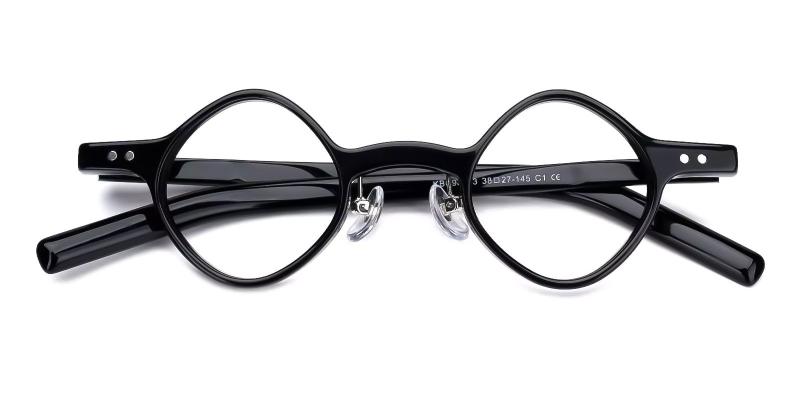 Winni Black  Frames from ABBE Glasses