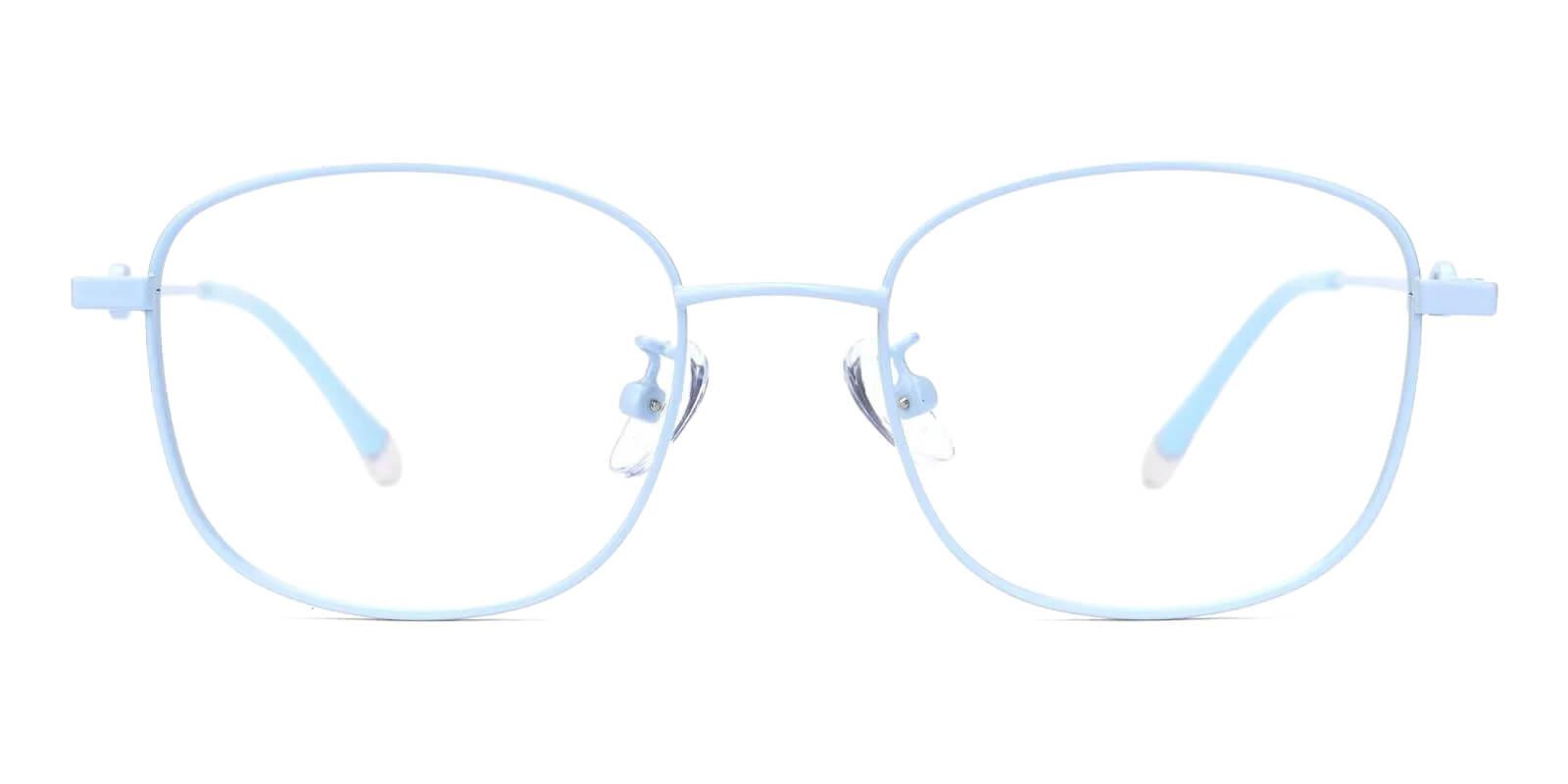 Defeny Blue Metal Eyeglasses , Fashion , NosePads Frames from ABBE Glasses