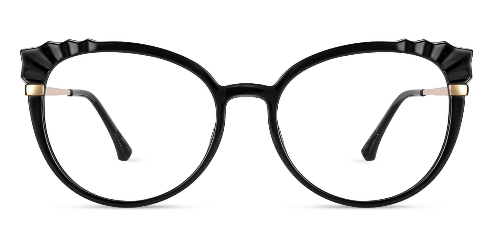 Iconic Black Combination Eyeglasses , Fashion , SpringHinges , UniversalBridgeFit Frames from ABBE Glasses