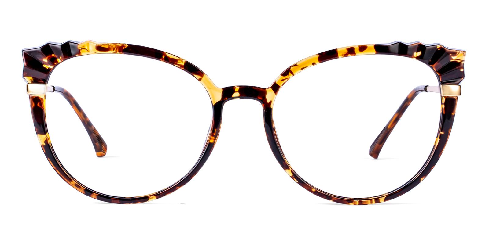 Iconic Tortoise Combination Eyeglasses , Fashion , SpringHinges , UniversalBridgeFit Frames from ABBE Glasses