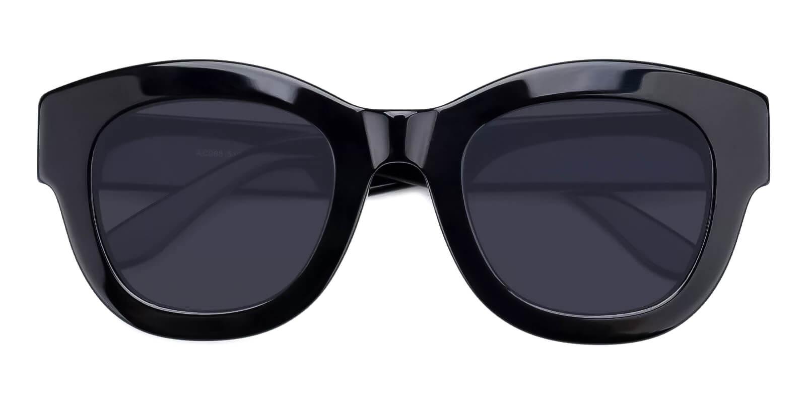 Meridian Black Acetate Fashion , Sunglasses , UniversalBridgeFit Frames from ABBE Glasses
