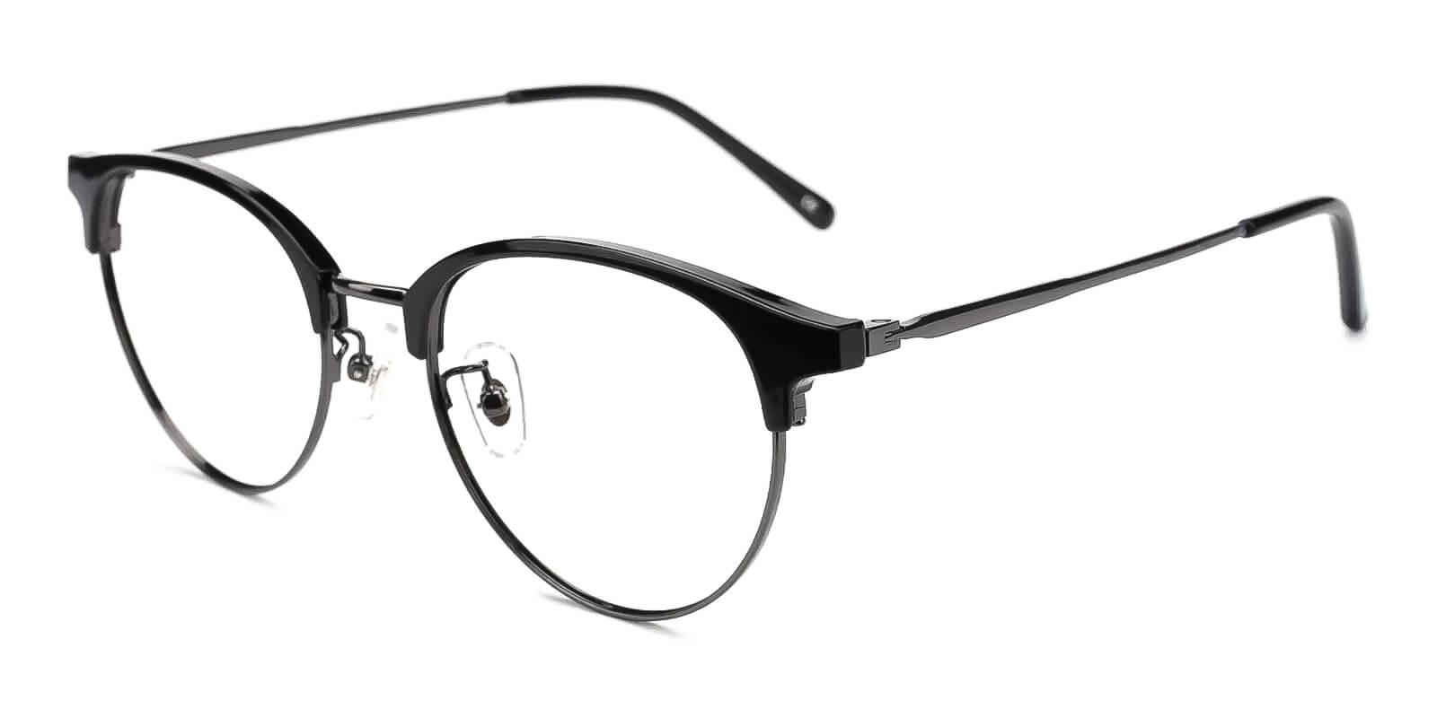 Similar Clip-On Black Metal Eyeglasses , Fashion , NosePads Frames from ABBE Glasses