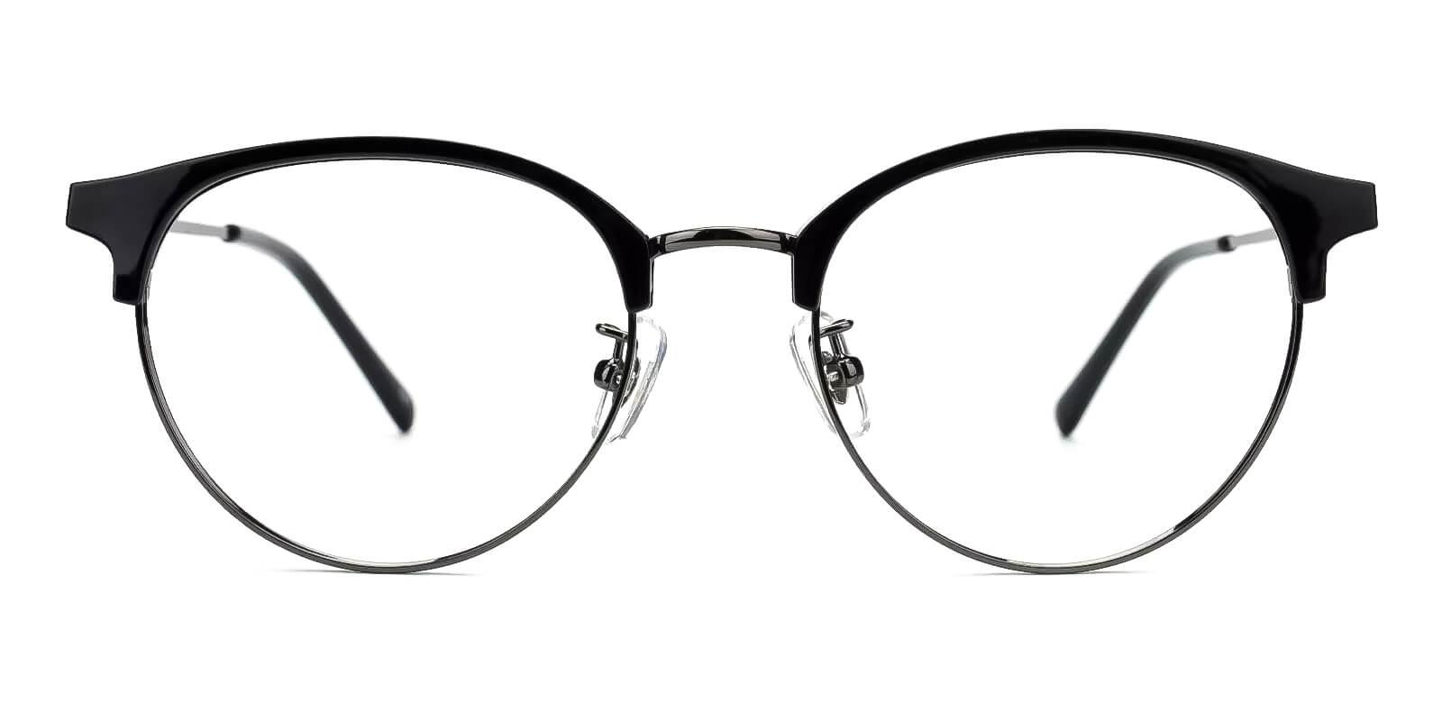 Similar Clip-On Black Metal Eyeglasses , Fashion , NosePads Frames from ABBE Glasses