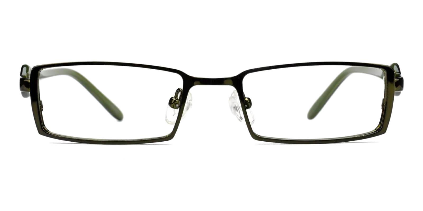 Kids-Selena Green Metal Eyeglasses , Fashion , NosePads , SpringHinges Frames from ABBE Glasses