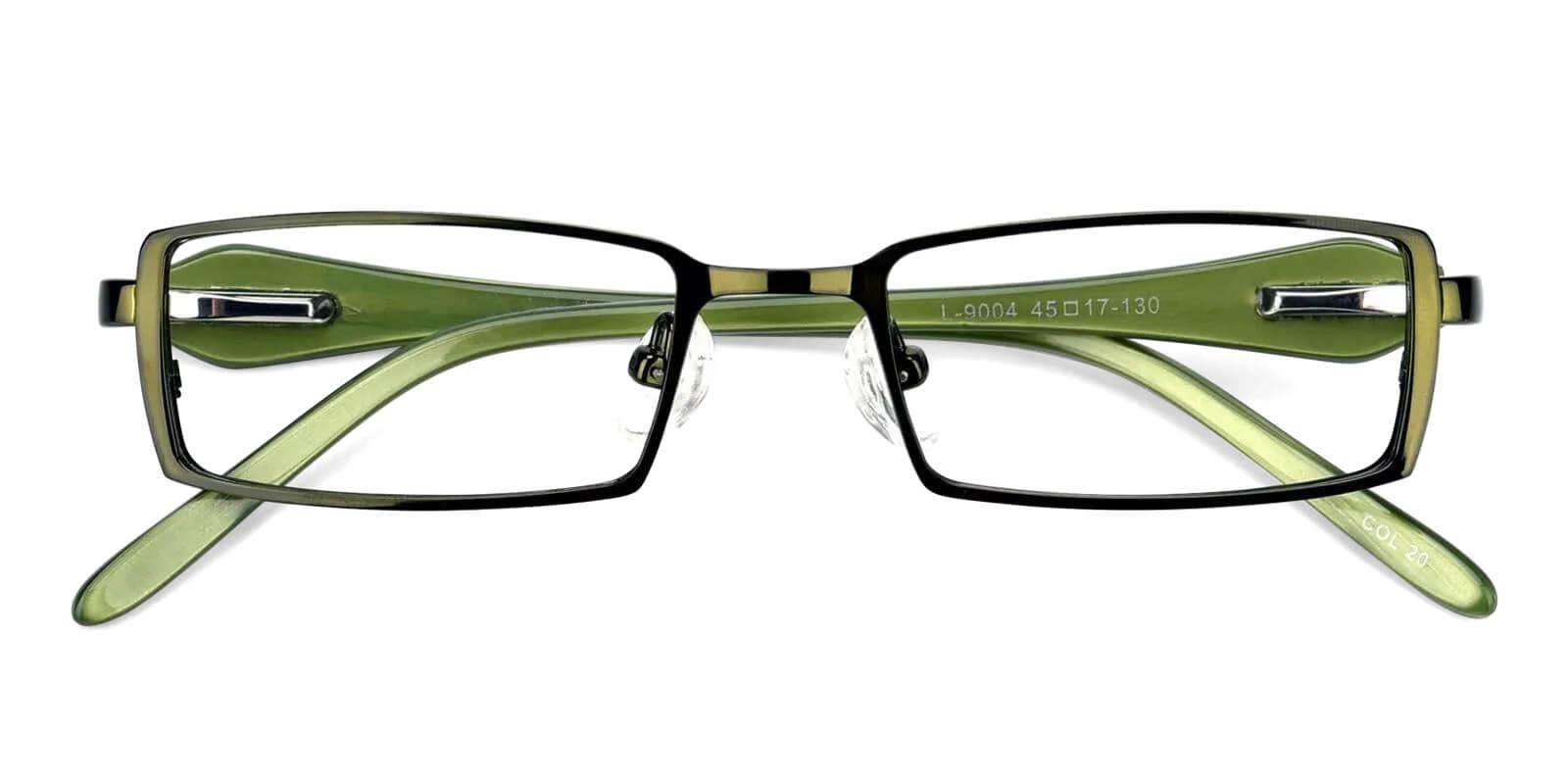 Kids-Selena Green Metal Eyeglasses , Fashion , SpringHinges , NosePads Frames from ABBE Glasses