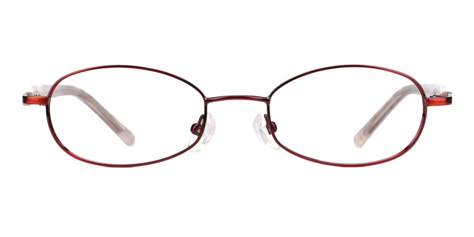 Kids-Dexter Red Metal Eyeglasses , Fashion , NosePads , SpringHinges Frames from ABBE Glasses