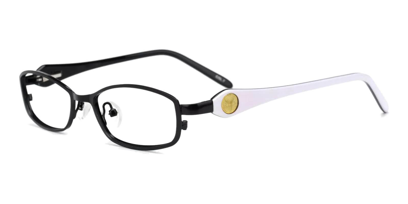 Kids-Caspar Black Metal Eyeglasses , Fashion , NosePads , SpringHinges Frames from ABBE Glasses