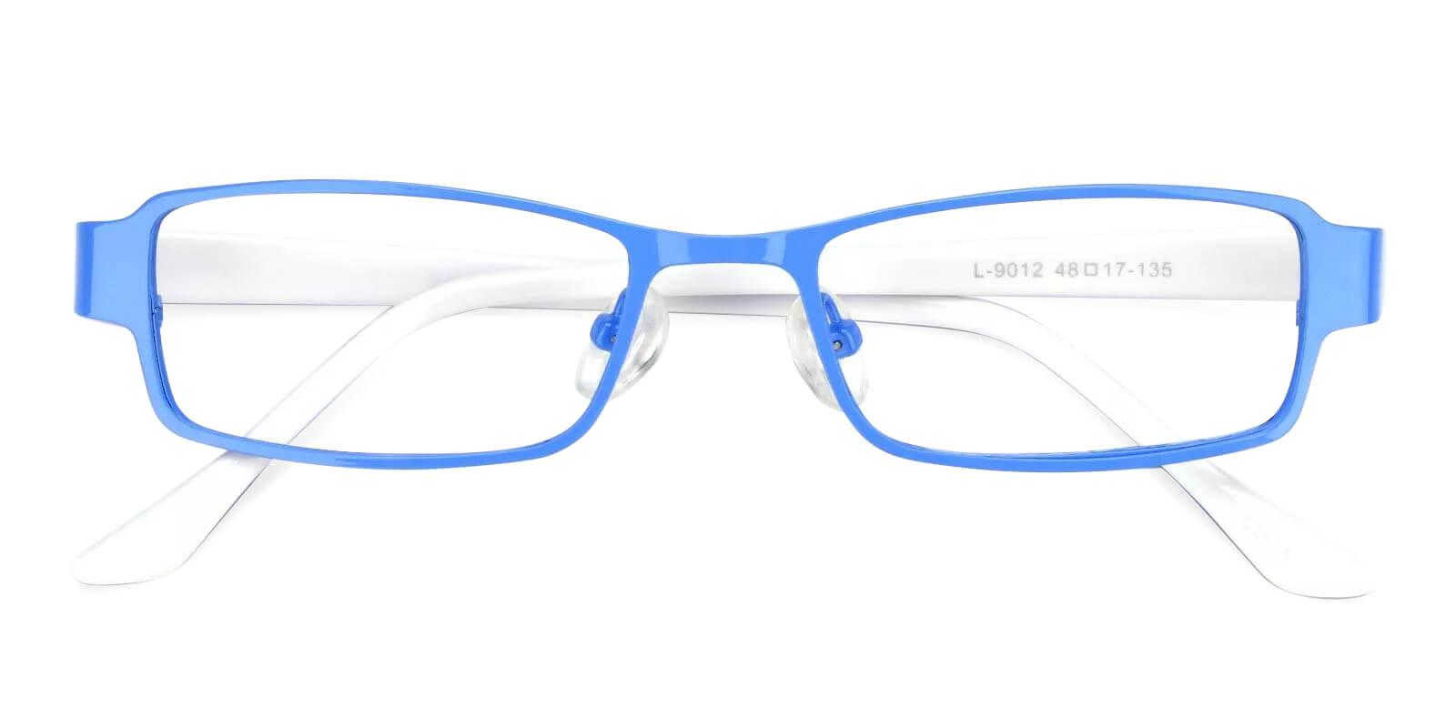 Kids-Alberta Blue Metal Eyeglasses , Fashion , NosePads Frames from ABBE Glasses