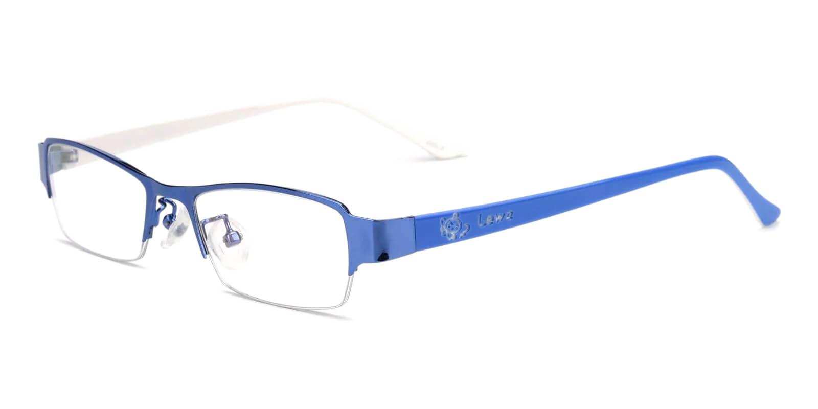 Kids-Cecile Blue Metal Eyeglasses , Fashion , NosePads Frames from ABBE Glasses
