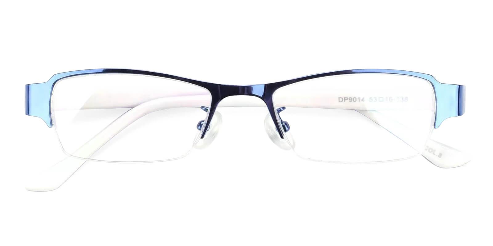 Kids-Cecile Blue Metal Eyeglasses , Fashion , NosePads Frames from ABBE Glasses