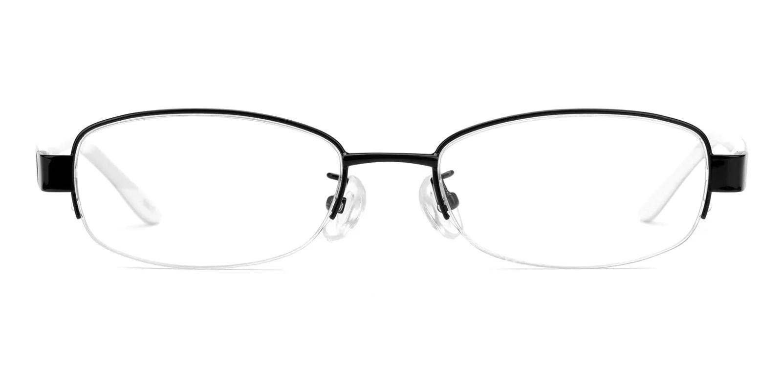 Kids-Charmaine Black Metal Eyeglasses , Fashion , NosePads Frames from ABBE Glasses