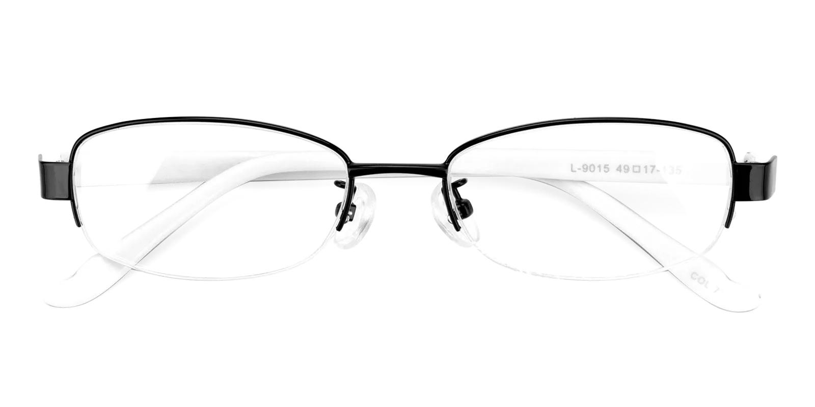 Kids-Charmaine Black Metal Eyeglasses , Fashion , NosePads Frames from ABBE Glasses