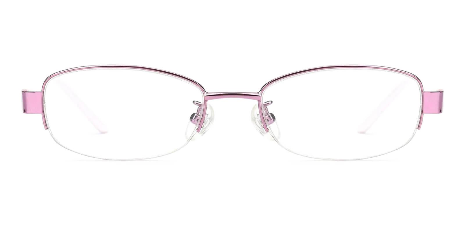 Kids-Charmaine Purple Metal Eyeglasses , Fashion , NosePads Frames from ABBE Glasses