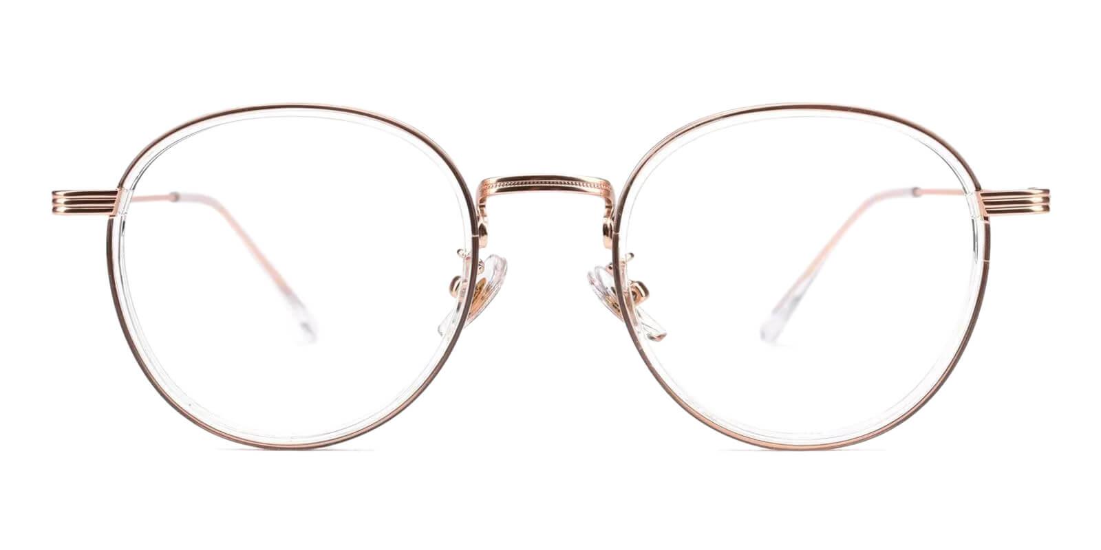 Quennell Translucent Metal Eyeglasses , Fashion , NosePads Frames from ABBE Glasses