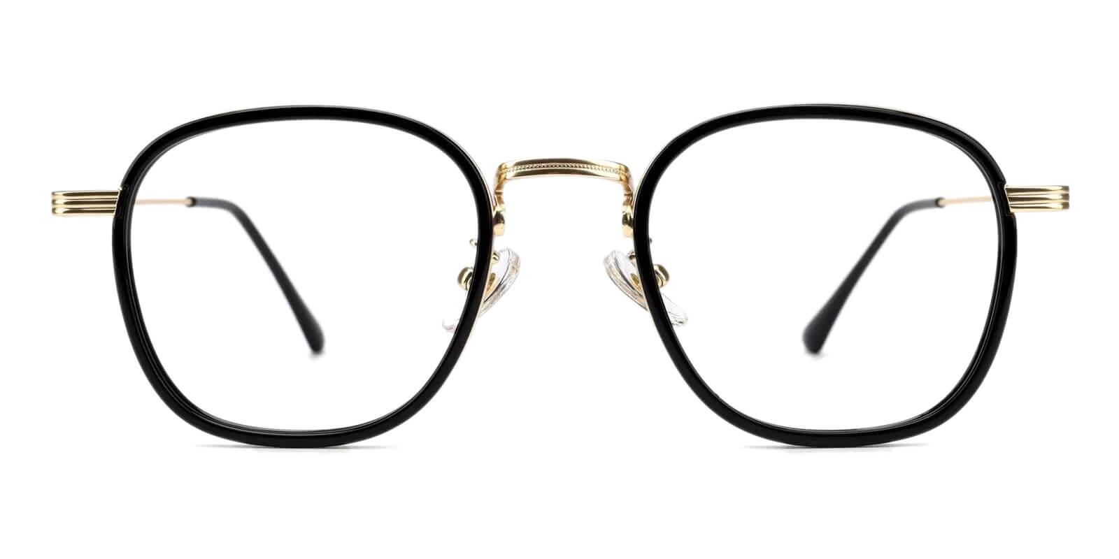 Bellamy Black Metal Eyeglasses , Fashion , NosePads Frames from ABBE Glasses
