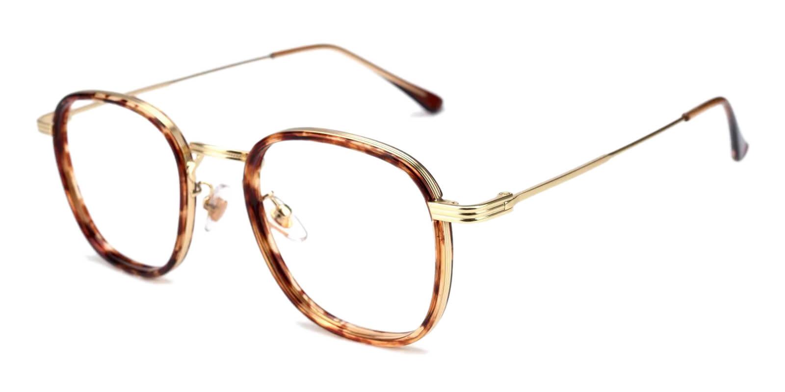 Bellamy Tortoise Metal Eyeglasses , Fashion , NosePads Frames from ABBE Glasses