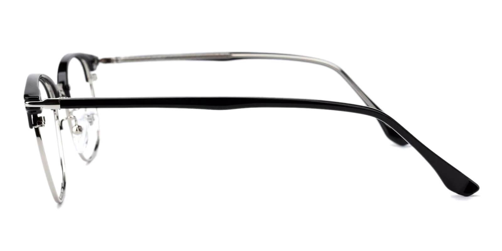 Tristan Black Metal Eyeglasses , Fashion , NosePads Frames from ABBE Glasses