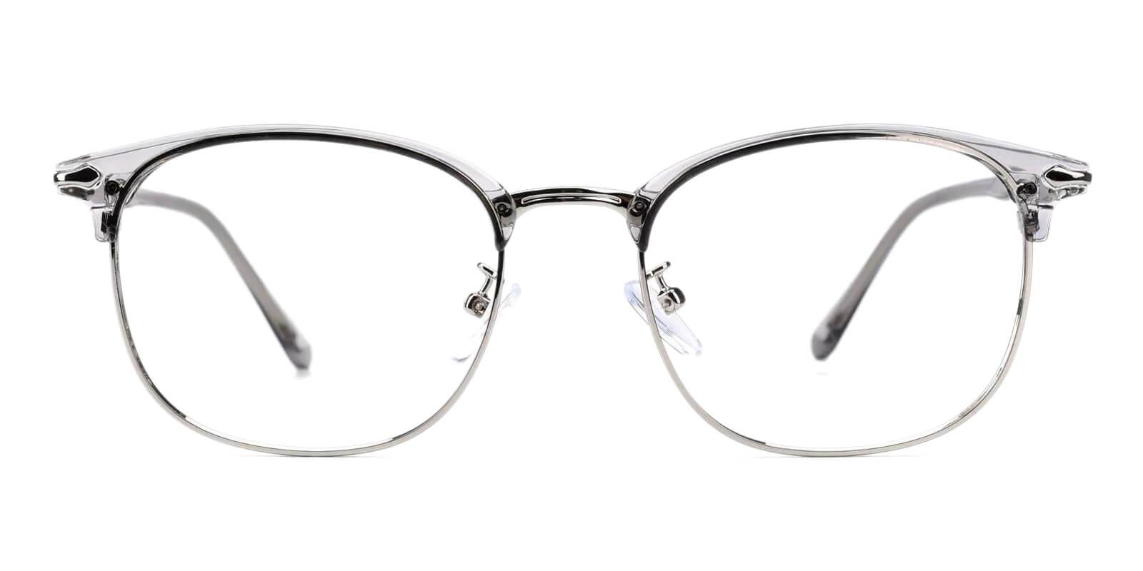 Tristan Gray Metal Eyeglasses , Fashion , NosePads Frames from ABBE Glasses