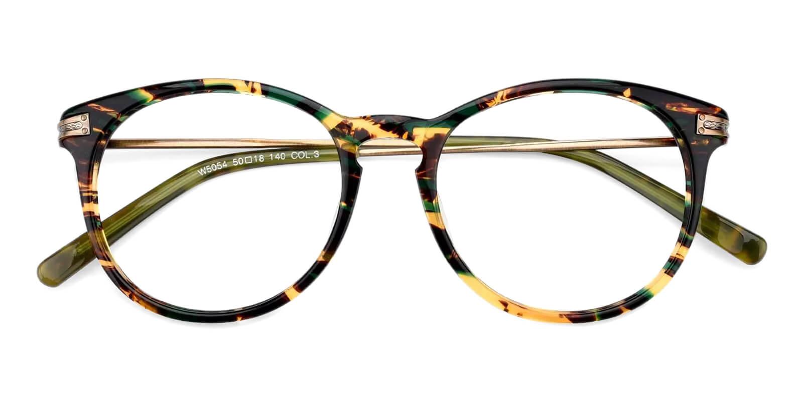 Ophelia Multicolor Metal Eyeglasses , Fashion , UniversalBridgeFit Frames from ABBE Glasses