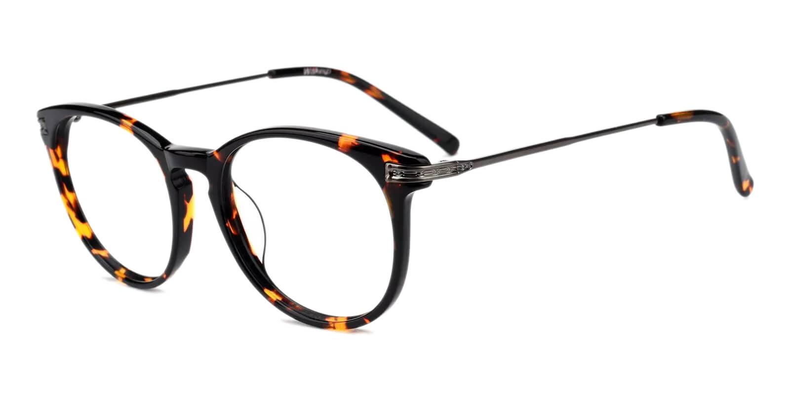 Ophelia Tortoise Metal Eyeglasses , Fashion , UniversalBridgeFit Frames from ABBE Glasses