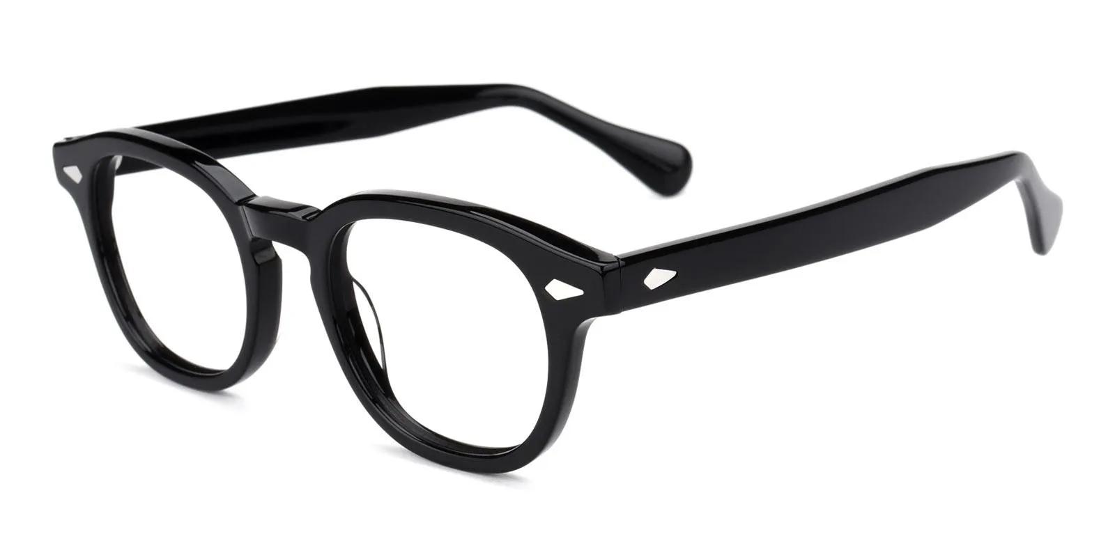 Crist Black Acetate Eyeglasses , UniversalBridgeFit Frames from ABBE Glasses