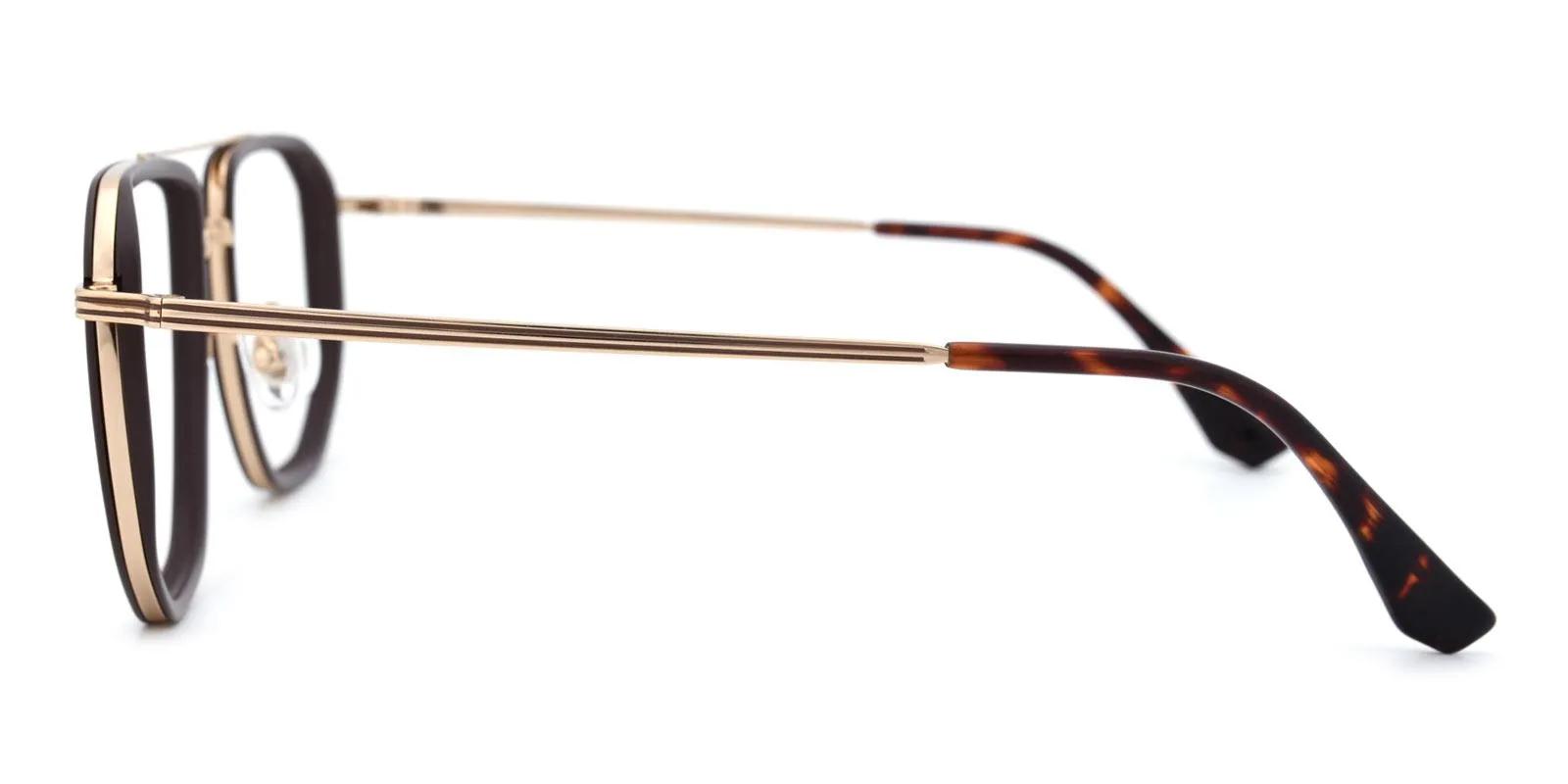 Doxoine Brown Titanium , TR Eyeglasses , NosePads Frames from ABBE Glasses