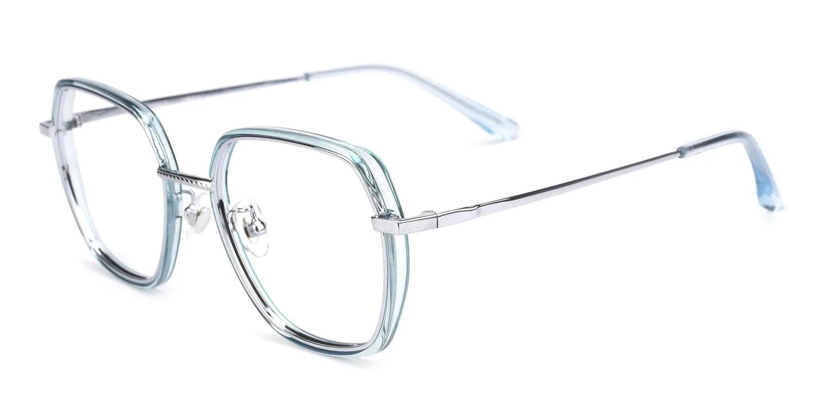 Visitty Blue Titanium , TR Eyeglasses , NosePads Frames from ABBE Glasses