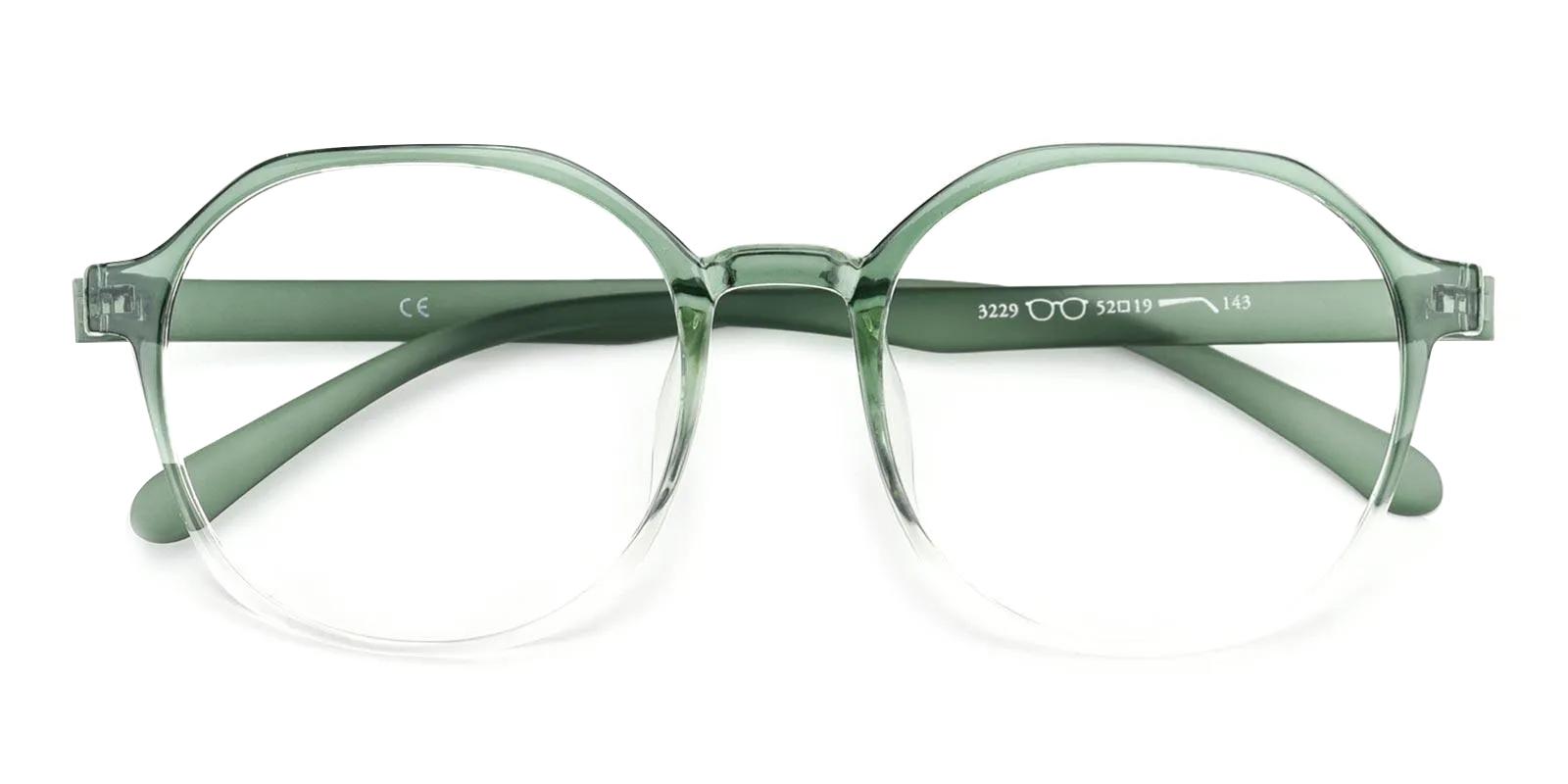 Teret Green TR Eyeglasses , UniversalBridgeFit Frames from ABBE Glasses