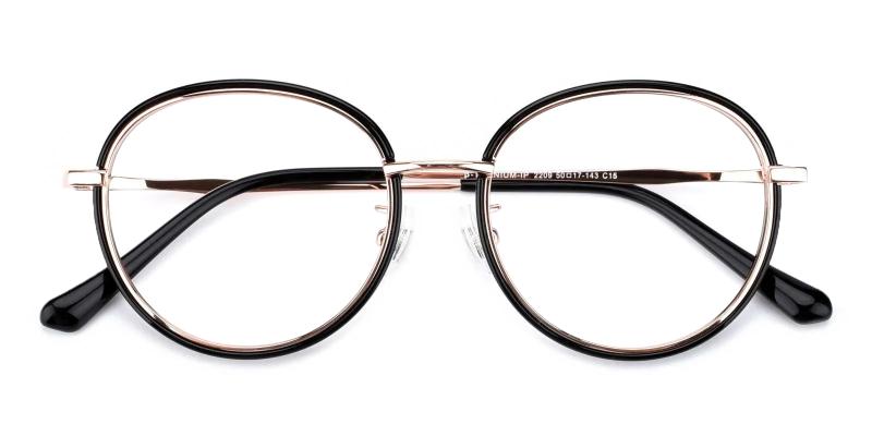 Ossety Black  Frames from ABBE Glasses